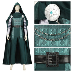 Cosplay Costume Dr.Doom Avengers 5(2026) Film Cosplay Tenue Verte Homme Ver.2