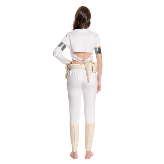 Padmé Amidala Padme Tenue Blanche Cosplay Costume