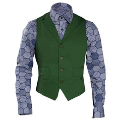 DC The Dark Knight: Le Chevalier noir Joker Chemise+Gilet Cosplay Costume