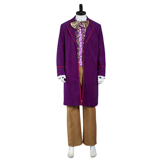 Film 1971 Charlie et la Chocolaterie Willy Wonka Ensemble Violet Cosplay Costume