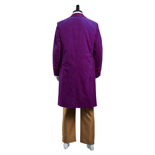 Film 1971 Charlie et la Chocolaterie Willy Wonka Ensemble Violet Cosplay Costume
