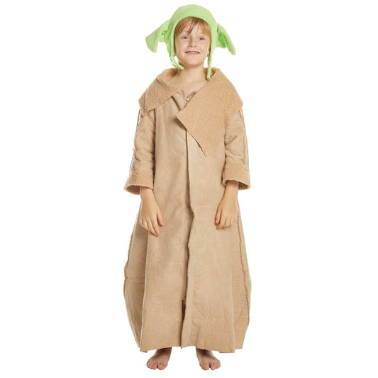 The Mandalorian -Baby Yoda Robe Chapeau Halloween Cosplay Costume Pour Enfant