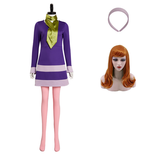 Scooby Doo Where Are You Daphne Blake Cosplay Costume