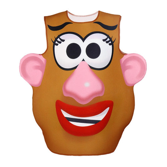 Adulte & Enfant Costume Monsieur Patate et Madame Patate Film Combinaison Marron