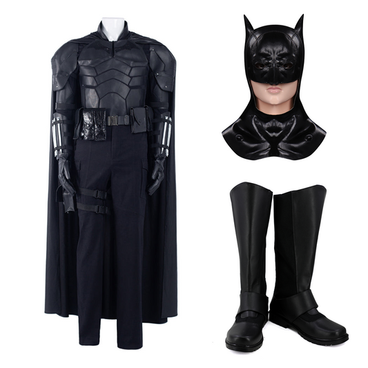 The Batman Bruce Wayne 2022 Robert Pattinson Batman Cosplay Costume