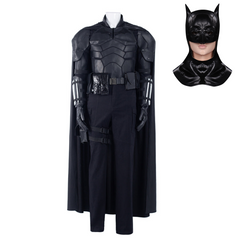 The Batman Bruce Wayne 2022 Robert Pattinson Batman Cosplay Costume