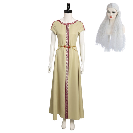 House of the Dragon 2022 Princess Jeune Rhaenyra Targaryen Robe Vintage Cosplay Costume Médiéval