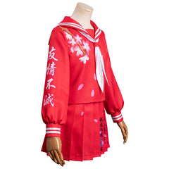 Adulte Japonais Bosozoku To kkou Fuku Robe Rouge Cosplay Costume