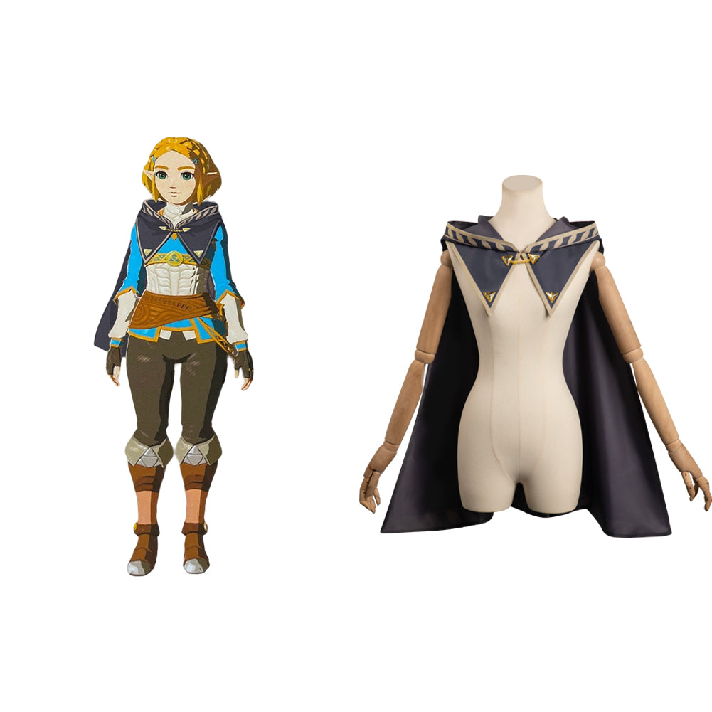 The Legend of Zelda: Tears of the Kingdom Princesse Zelda TOTK Cape Cosplay Costume