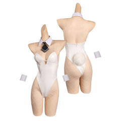 Adulte Nikke Blanc Bunny Girl Cosplay Costume Carnaval