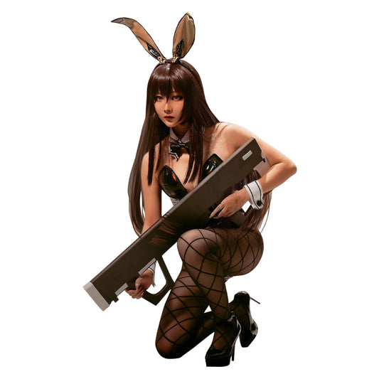 Nikke: Goddess of Victory Torres Noir Robe Lolita Bunny Girl Cosplay Costume
