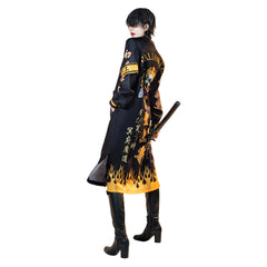 Bosozoku To Kkou Fuku Noir Orange Tenue Scolaire Japonais Cosplay Costume