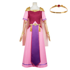 The Legend of Zelda: Echoes of Wisdom (2024) Zelda Tenue Violette Cosplay Costume