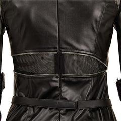 Rumi Mira Zoey Tenue Noire en Cuir Cosplay Costume