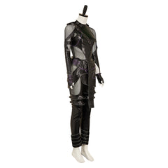 Rumi Mira Zoey Tenue Noire en Cuir Cosplay Costume