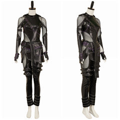Rumi Mira Zoey Tenue Noire en Cuir Cosplay Costume