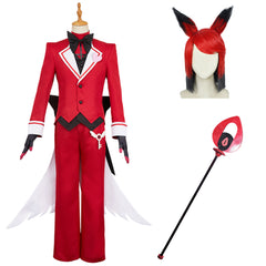 Hazbin Hotel 2(2025) Alastor Tenue Rouge Butler Cosplay Costume