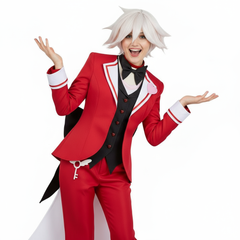 Hazbin Hotel 2(2025) Angel Dust Tenue Rouge Butler Cosplay Costume