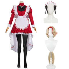 Hazbin Hotel 2(2025) Charlie Morningstar Ensemble Maid Robe Rouge Cosplay Costume