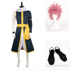 Natsu Dragneel Tenue Bleue Cosplay Costume