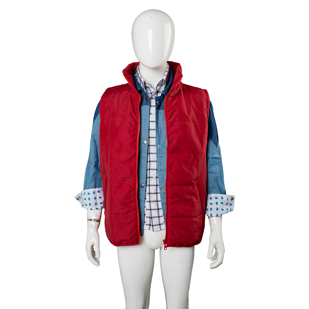 Retour vers le futur Marty McFly Jr. Cosplay Costume Halloween Carnaval