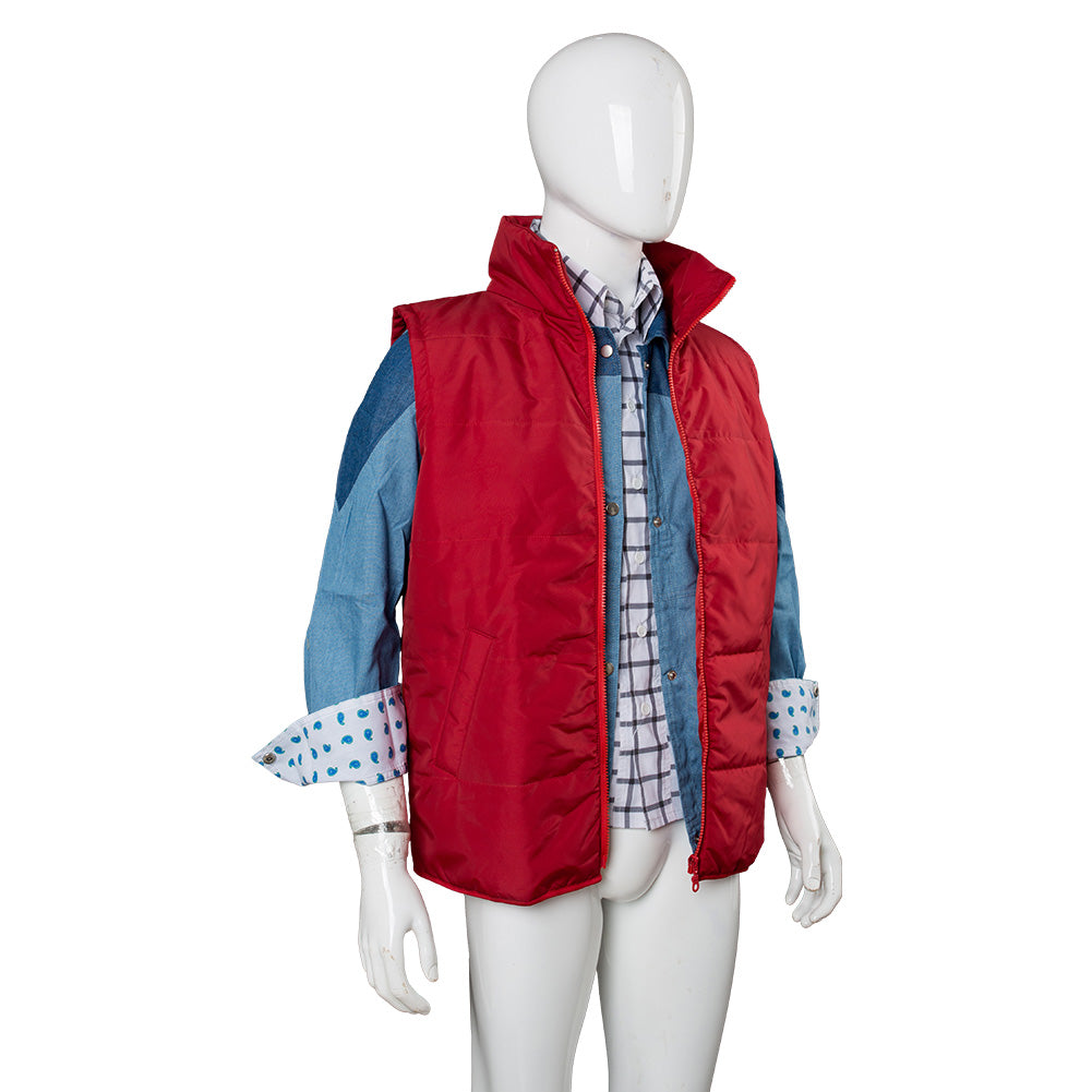 Retour Vers Le Futur Marty Mcfly Veste Costumes Cosplay Manteau Adulte From  Zhubao2012, $41.12