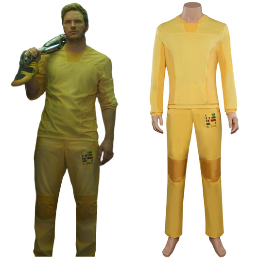 Film Guardians of the Galaxy Vol. 3 Star-Lord Jaune Cosplay Costume
