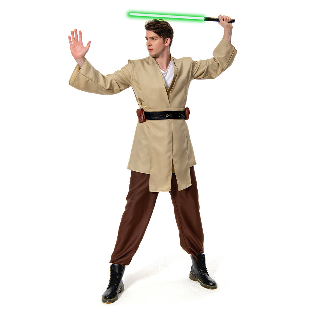 Tales Of The Jedi Qui Gon Jinn Uniform Cosplay Costume