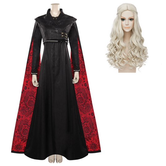 House of the Dragon Adulte Rhaenyra Targaryen Vintage Cosplay Costume Médiéval