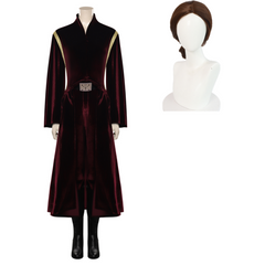 Adulte Padme Amidala Femme Cosplay Costume Halloween Carnaval