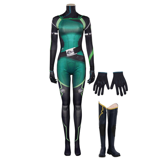 Valorant Viper Combinaison Adulte Cosplay Costume