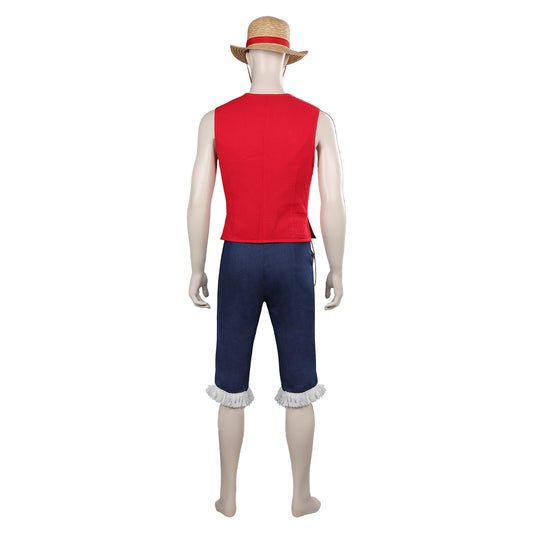 Enfant TV One Piece Luffy Homme Cosplay Costume