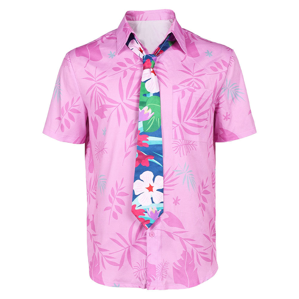 Zootopia 2(2025) Nick Wilde Chemise Rose Cosplay Costume Ver.2