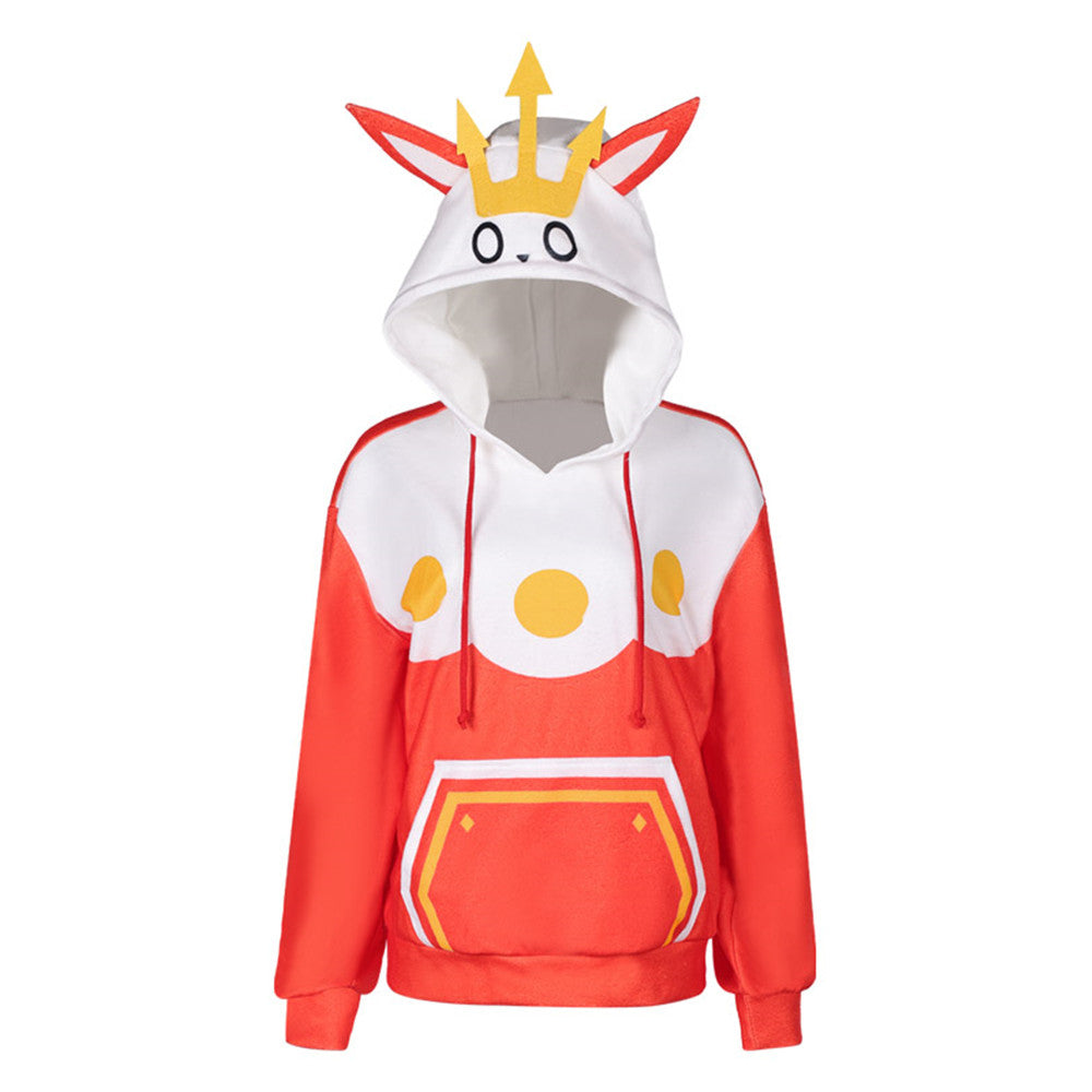Jeu Palworld Kingpaca Sweat-Shirt à Capuche Imprimé Cosplay Costume