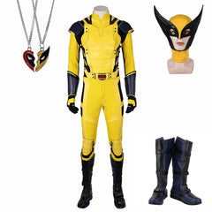 Deadpool & Wolverine(2024) Wolverine Combinaison Jaune Cosplay Costume