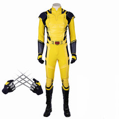 Deadpool & Wolverine(2024) Wolverine Combinaison Jaune Cosplay Costume