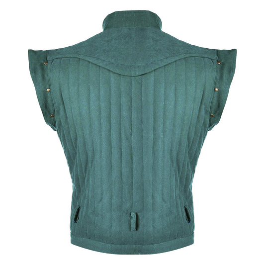 Raiponce Flynn Rider Gilet Bleu/Vert Médiéval Cosplay Costume