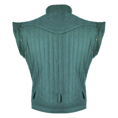 Raiponce Flynn Rider Gilet Bleu/Vert Médiéval Cosplay Costume