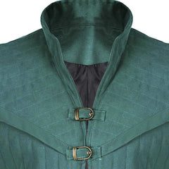 Raiponce Flynn Rider Gilet Bleu/Vert Médiéval Cosplay Costume