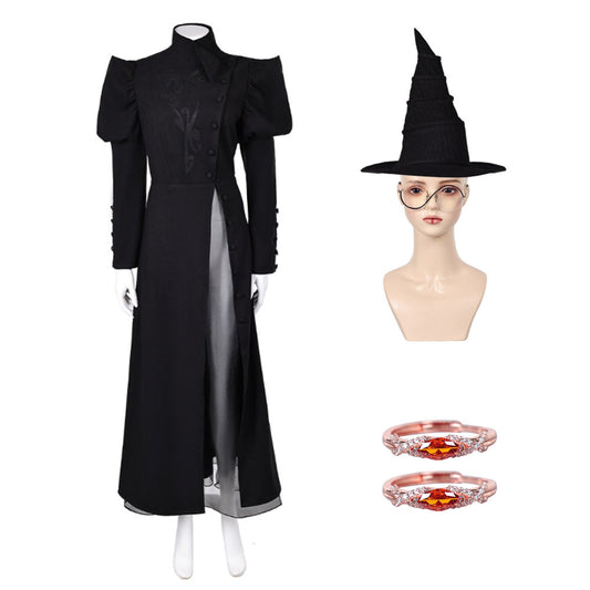 Wicked(2024) Elphaba Robe Noire Cosplay Costume