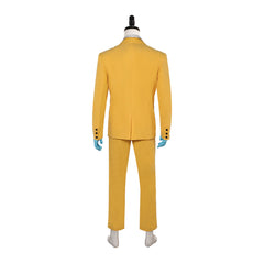 Beetlejuice 2(2024) Shrinker Shrunken Head Bob Tenue Jaune Cosplay Costume