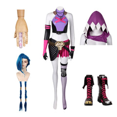 Arcane: League of Legends Saison 2(2024) Jinx Cosplay Costume