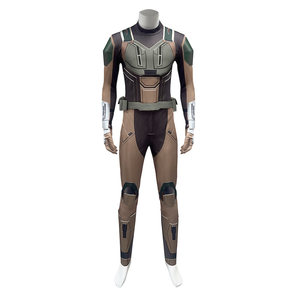 Captain America: Brave New World(2025) Falcon Tenue Brune Cosplay Costume