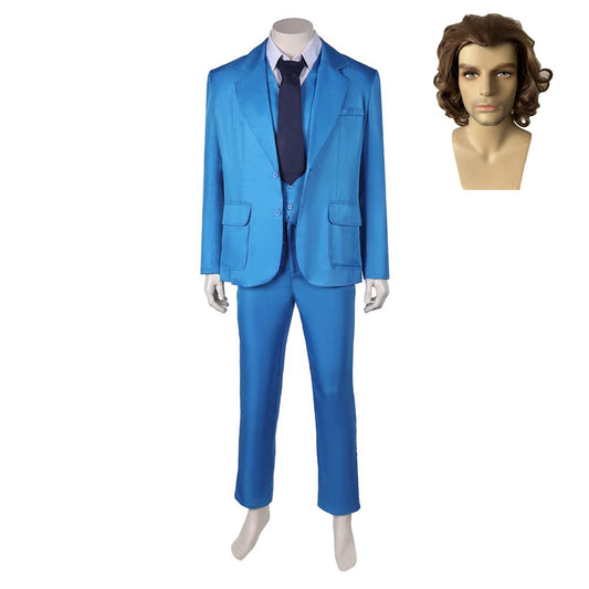 Joker: Folie à Deux(2024) Arthur Fleck Joker Tenue Bleue Cosplay Costume