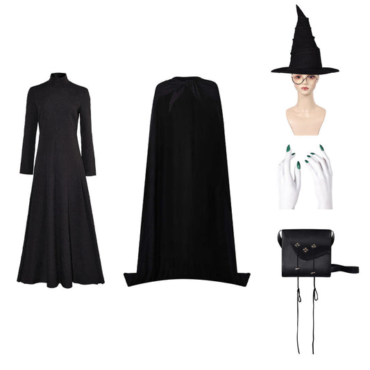 Wicked(2024) Elphaba Robe Noire Cosplay Costume Ver.2