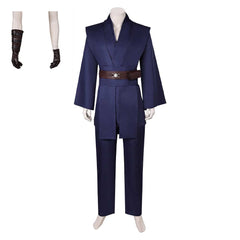 Anakin Skywalker Jedi Tenue Bleue Cosplay Costume