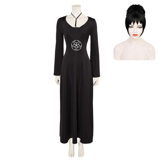 Beetlejuice 2(2024) Lydia Deetz Robe Noire Longue Cosplay Costume