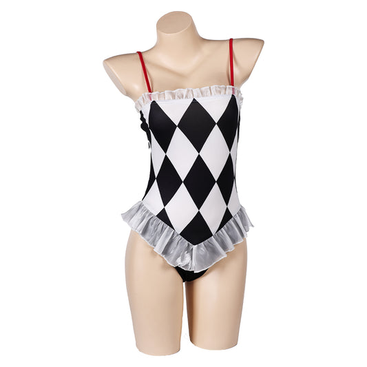 Joker: Folie à Deux(2024) Harley Quinn Maillot de Bain Une Pièce Cosplay Costume