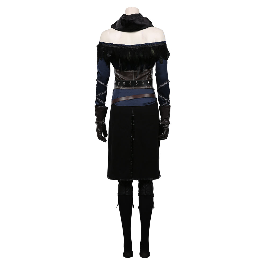 The Witcher 3 Wild Hunt Yennefer Uniform Cosplay Costume