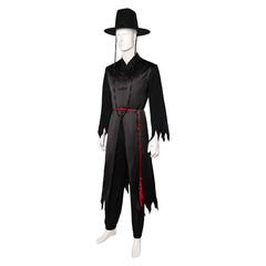 KPop Demon Hunters The Saja Boys Jinu Saja Demon Tenue Noire Cosplay Costume Ver.2